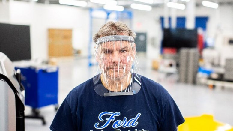 PRESSEMEDDELELSE Ford producerer ansigtsmasker og respiratorer i samarbejde med 3M og GE Healthcare